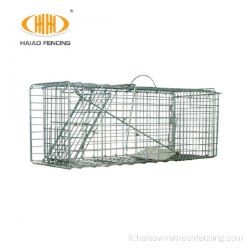 Cage de piège à chiens en acier inoxydable de haute qualité